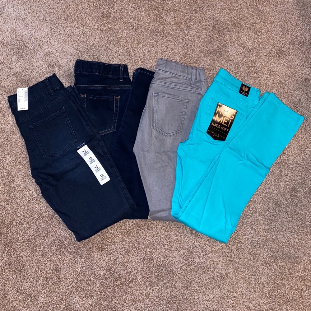 NWT FOUR Paris Children’s Place Jeans Size 12